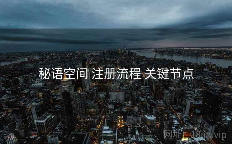 秘语空间 注册流程 关键节点