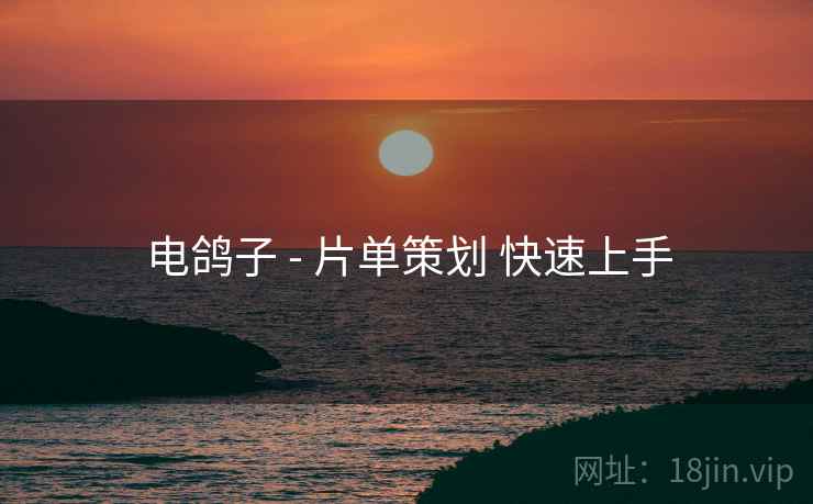 电鸽子 - 片单策划 快速上手