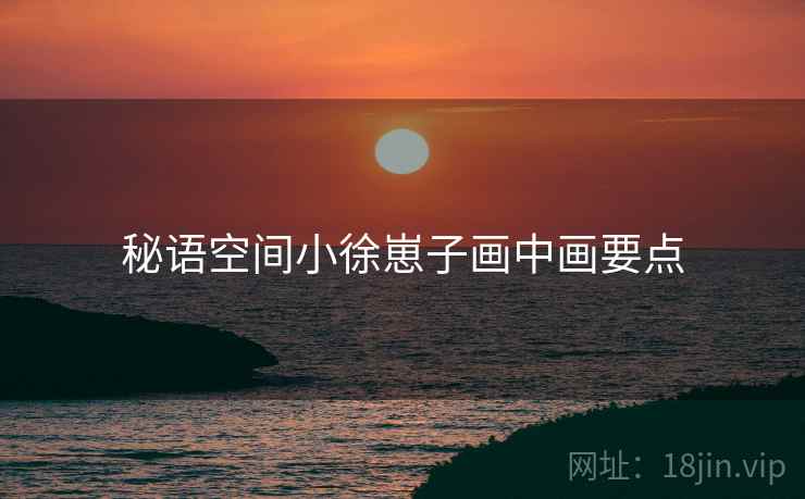 秘语空间小徐崽子画中画要点