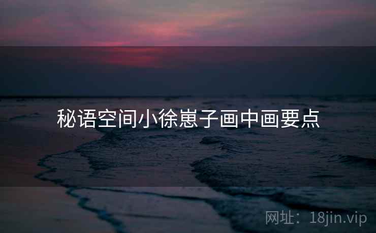 秘语空间小徐崽子画中画要点