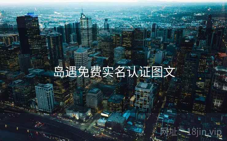 岛遇免费实名认证图文