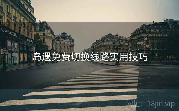 岛遇免费切换线路实用技巧