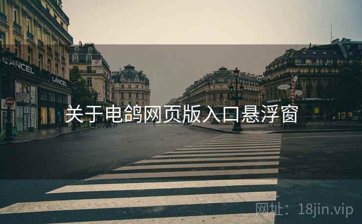 关于电鸽网页版入口悬浮窗