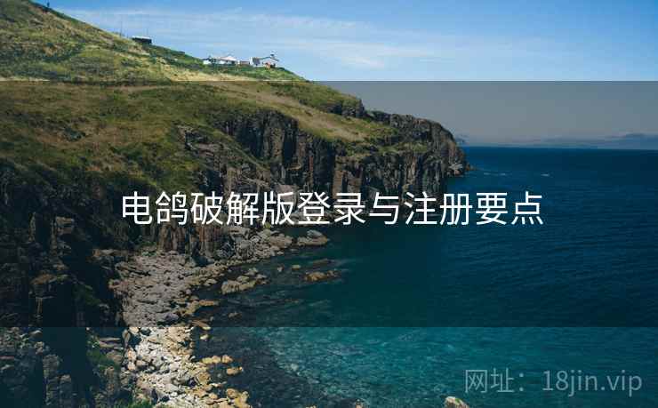 电鸽破解版登录与注册要点