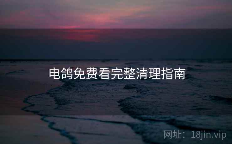 电鸽免费看完整清理指南