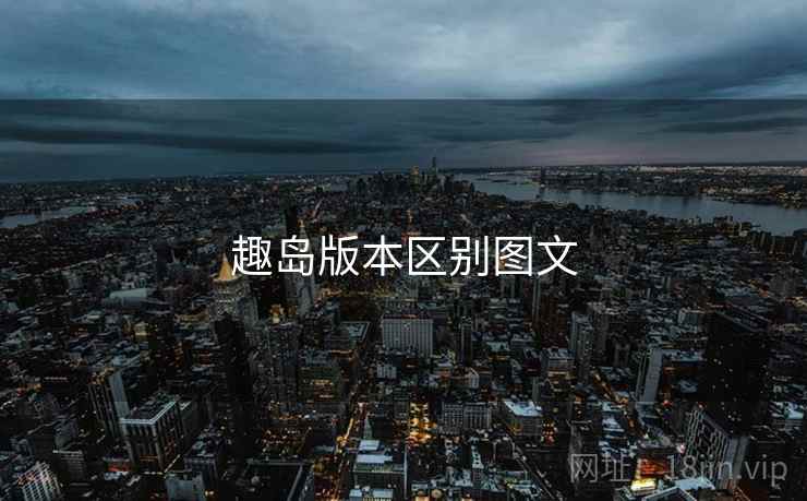 趣岛版本区别图文