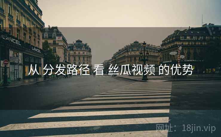 从 分发路径 看 丝瓜视频 的优势
